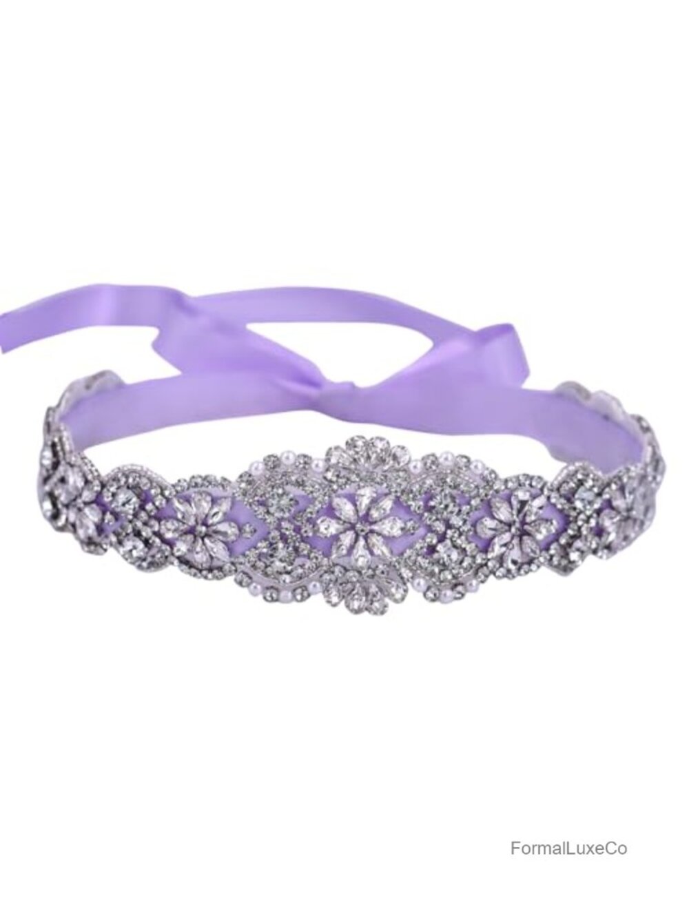 Handmade Crystal Rhinestone Bridal Sash Belt for Wedding Dress Accessory